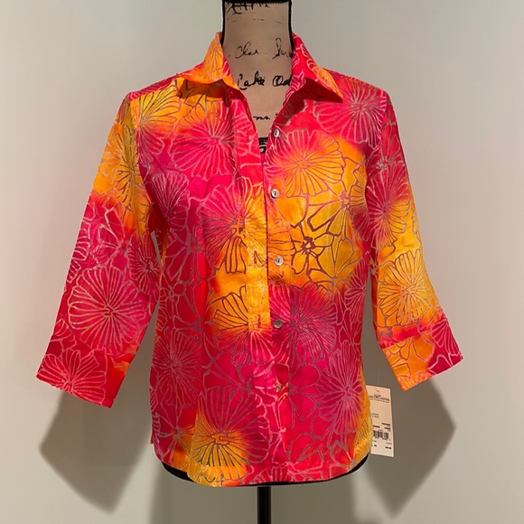 Notations petite size small blouse set - Picture 1 of 6